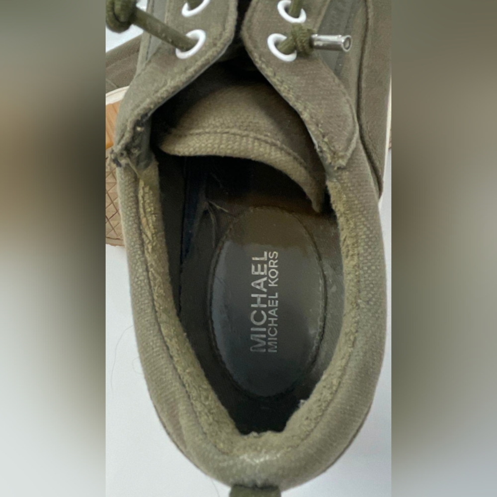 Michael Kors Oscar Lace-Up Platform Sneakers Size 9M MSRP $145 - Picture 10 of 11